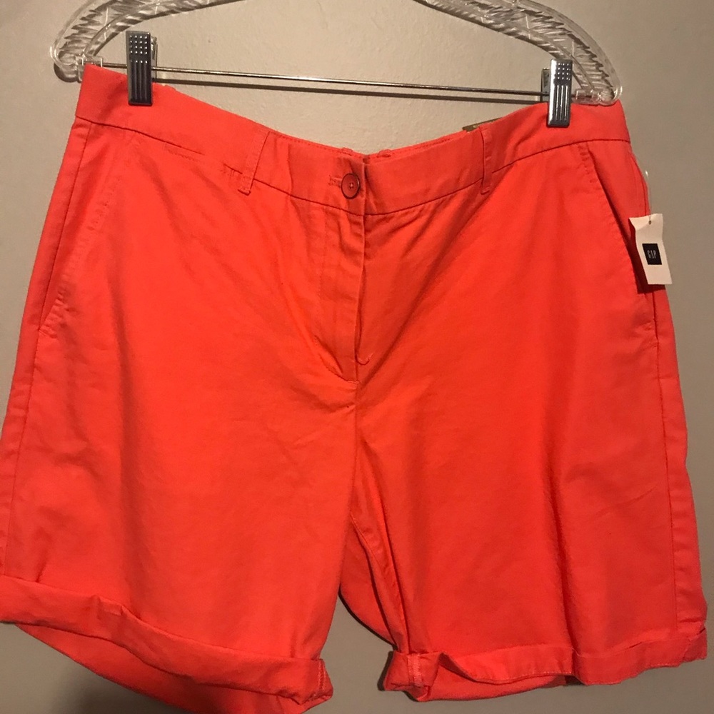 GAP Boyfriend Roll-Up Shorts sz 12